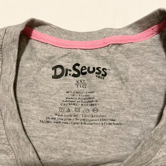 Dr Seuss Long Shirt Womens XXL Tshirt - Picture 5 of 16
